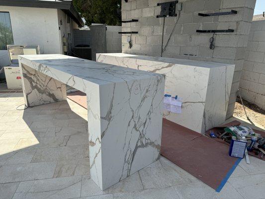 Countertops for exterior and interior