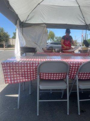 Hand made tortillas! Hechos a maño....