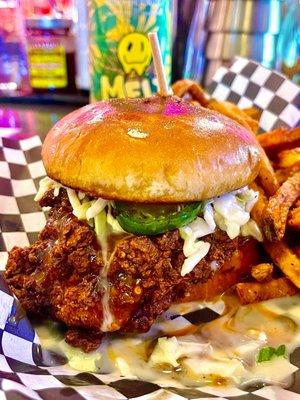 Buttermilk Chicken Sandwich (mango habanero + jalapeño)