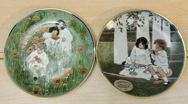 I adore handpainted items, especially collector plates.