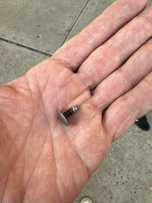 $30 to have this sucker pulled out of my tire.