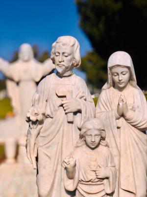 The marble and granite monuments to my Portuguese ancestors I visit every Saturday morning.