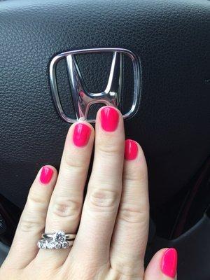 Mandy takes great care of my nails! Beautiful gel manicure!