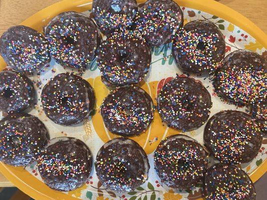 Chocolate  cake donuts