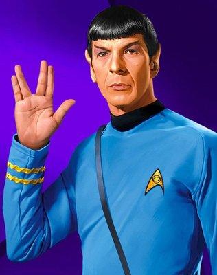 I represent logic and emotion. Live long and prosper...Earth.