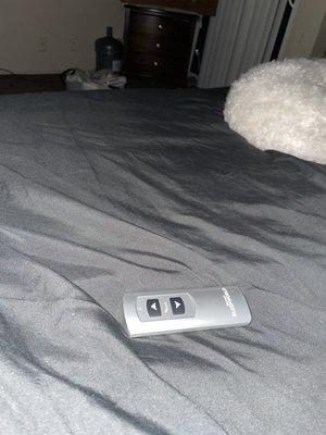 The Remote To My New Bed!!