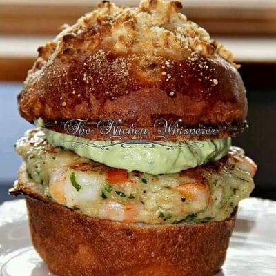 Shrimp burger