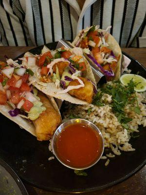 Baja Fried Fish Taco