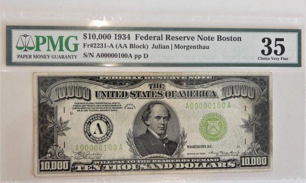 These scarce $10,000 notes have gone up dramatically in the past decade.