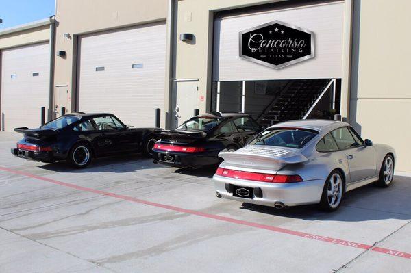 If you own a Porsche, get in here! The best kept secret around town is Concorso Detail located at the Garages of Texas, Plano.