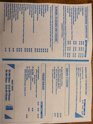 9/2022 Menu & Prices