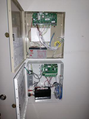 Access control and alarm panel