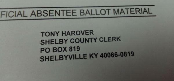 10/30/23 dropped off absentee ballot (Yelp didn't allow me to check-in)