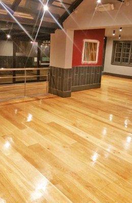 Commercial Hardwood and Wall Tile Installation