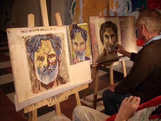 Students in a Roaming Studio art class in Yerevan, Armenia!