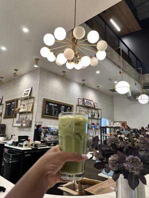 Lavender Iced Matcha