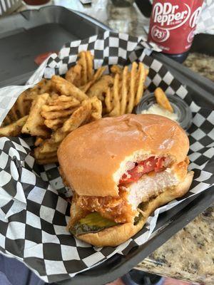 Sweet Buffalo chicken sandwich