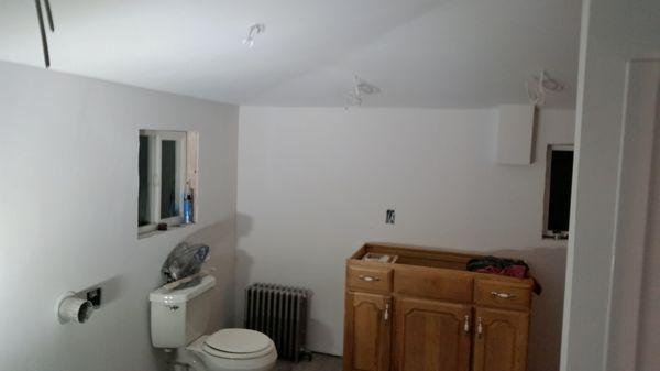 Drywall finishing and priming