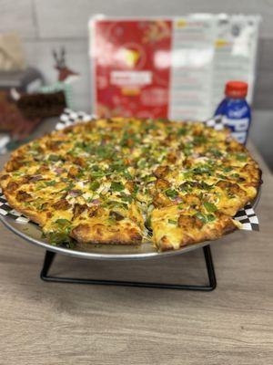 Creamy Garlic Chicken Pizzatwist