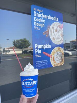 Pumpkin Pie BLIZZARD Treat