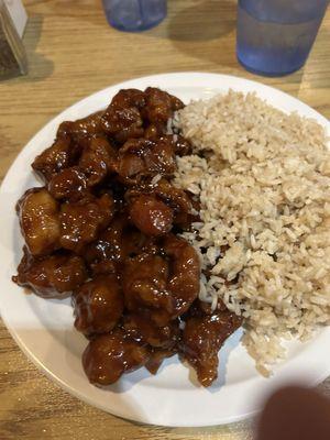 The best orange chicken in the fucking world