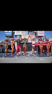 Muscle Beach Competition 4th Place