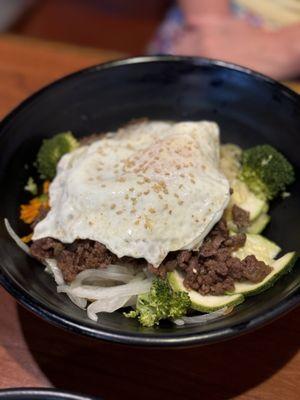 Beef Bowl with fried rice