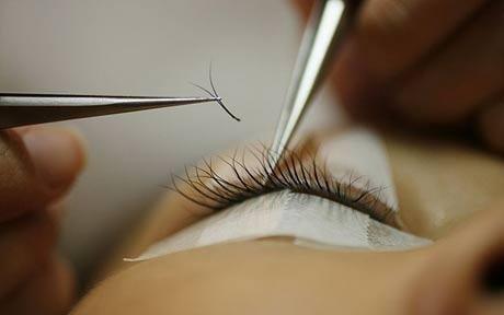 Semi permanent eye lash extensions