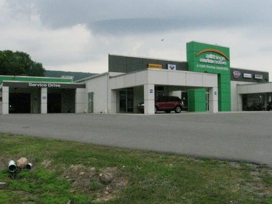 Service Center and Front of Building