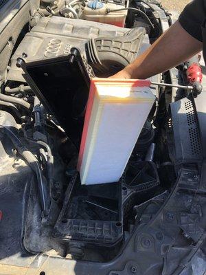 New air filter