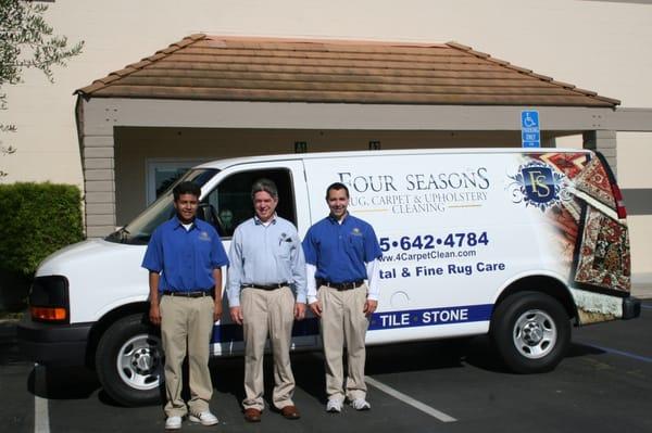 Our rug and carpet technicians are well- trained and have passed a background check.