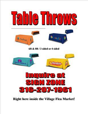 Table Throws