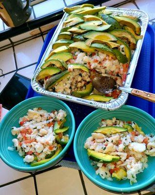 Party tray for 2! Can't get enough Ceviche de Pescado!