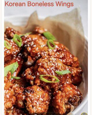 Korean Boneless Wings