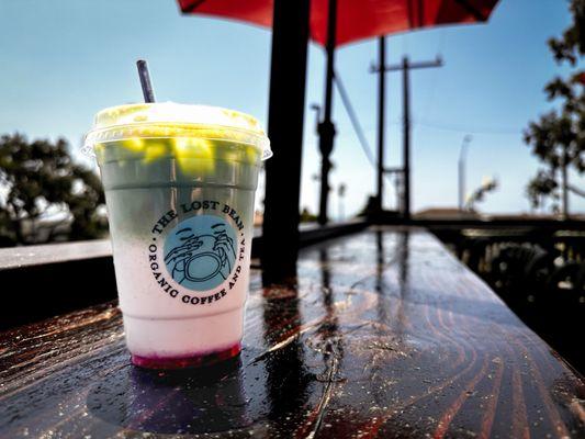 Iced Strawberry Matcha