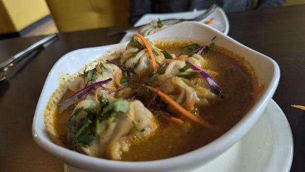 Vegetable Jhol Momos