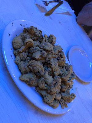 Fried mushrooms