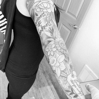 Full sleeve by me Lupe!