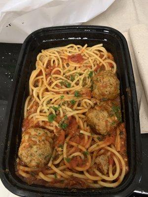 Spaghetti and Meatballs.