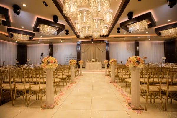 My wedding ceremony in the Millenium ballroom.