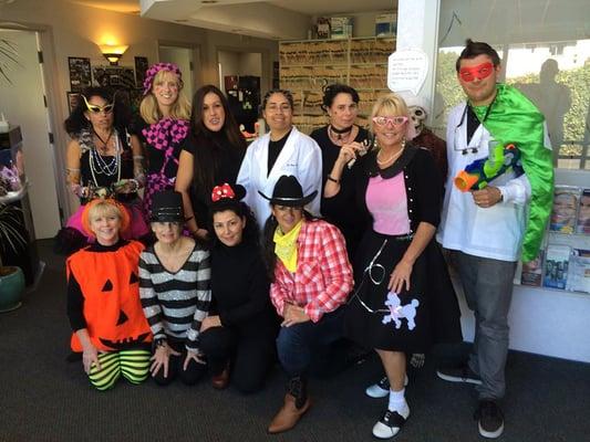 The Team at Soquel Dental Office having a little fun on Halloween 2013