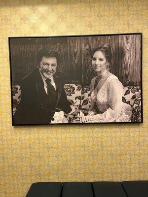 Liberace and Barbra Streisand