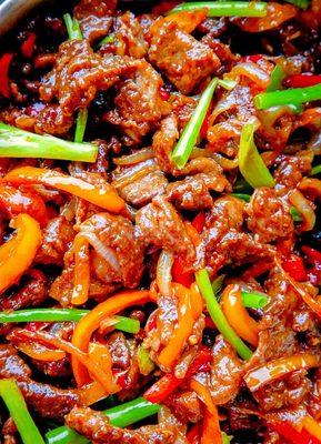 Hot spicy beef strip