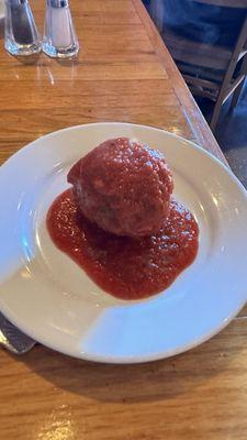 Side house made meatball - Outstanding!