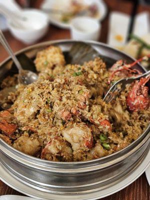 Lobster with Fried Sticky Rice