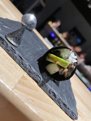 Avocado hand roll