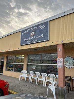 Front of the restaurant