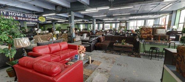 We've got a huge showroom with TONS of furniture!