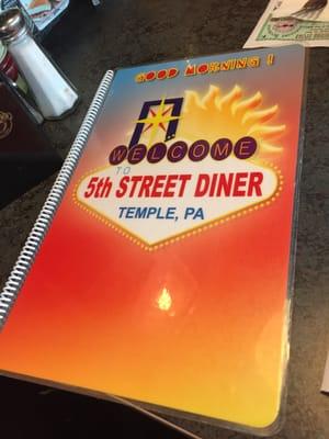 Menu cover