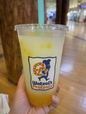 Mango boba frozen lemonade